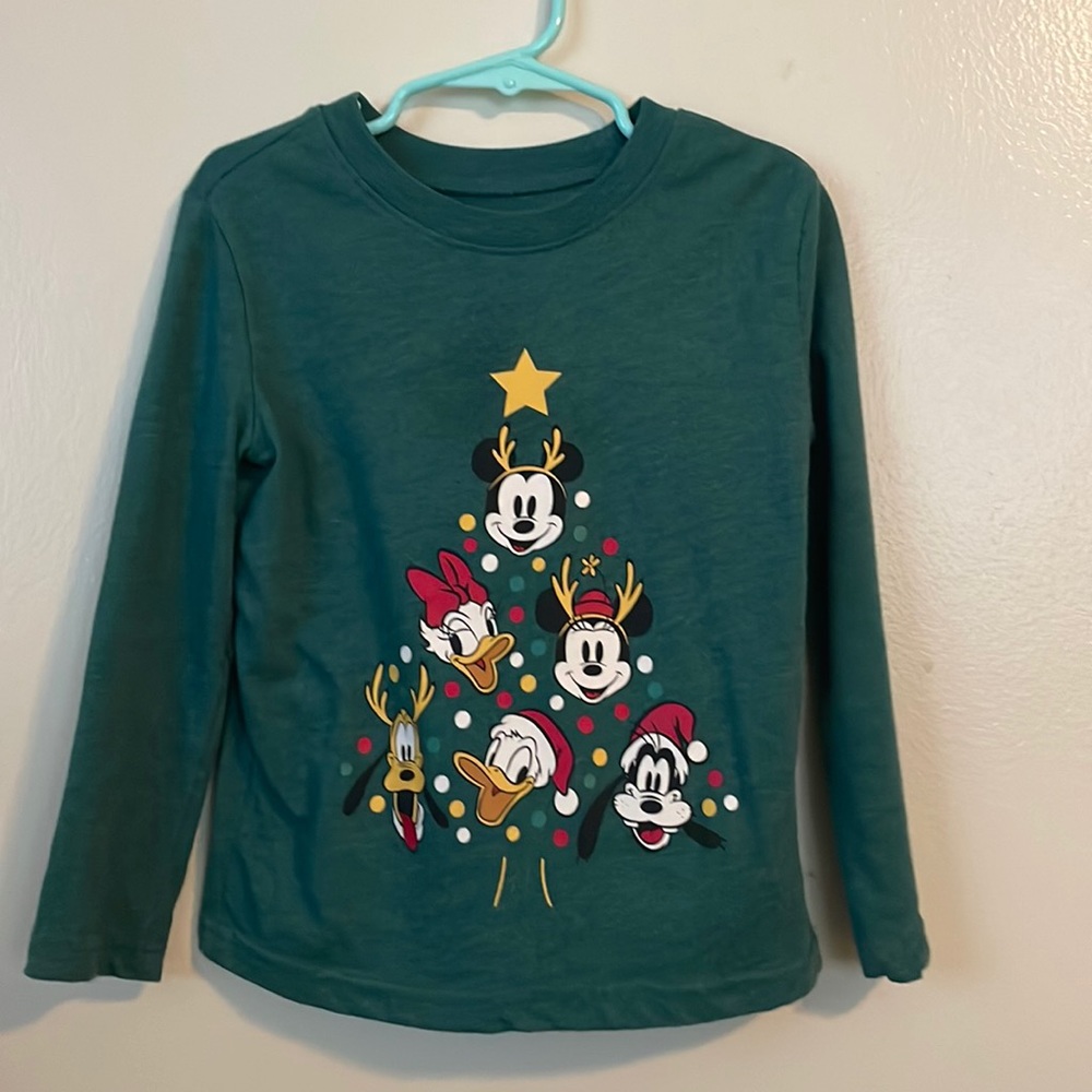 Toddler boys long sleeve holiday tee